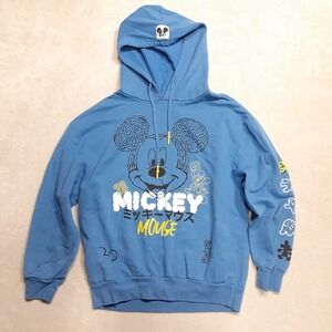 Mickey Mouse Girls Licensed Graphic Hoodie Sz.L/11-13/Juniors/Blue/The Legend